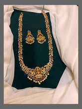 Antique Lakshmi Haram In Nakshi - NH00208